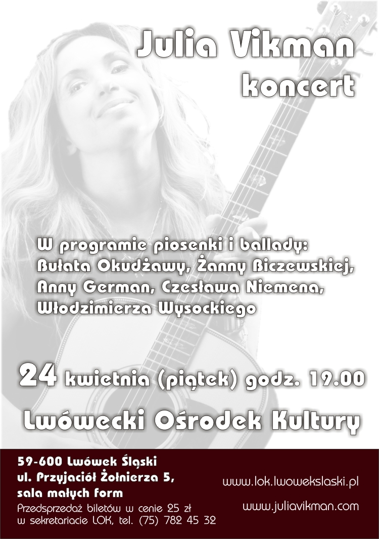 Julia Vikman – koncert