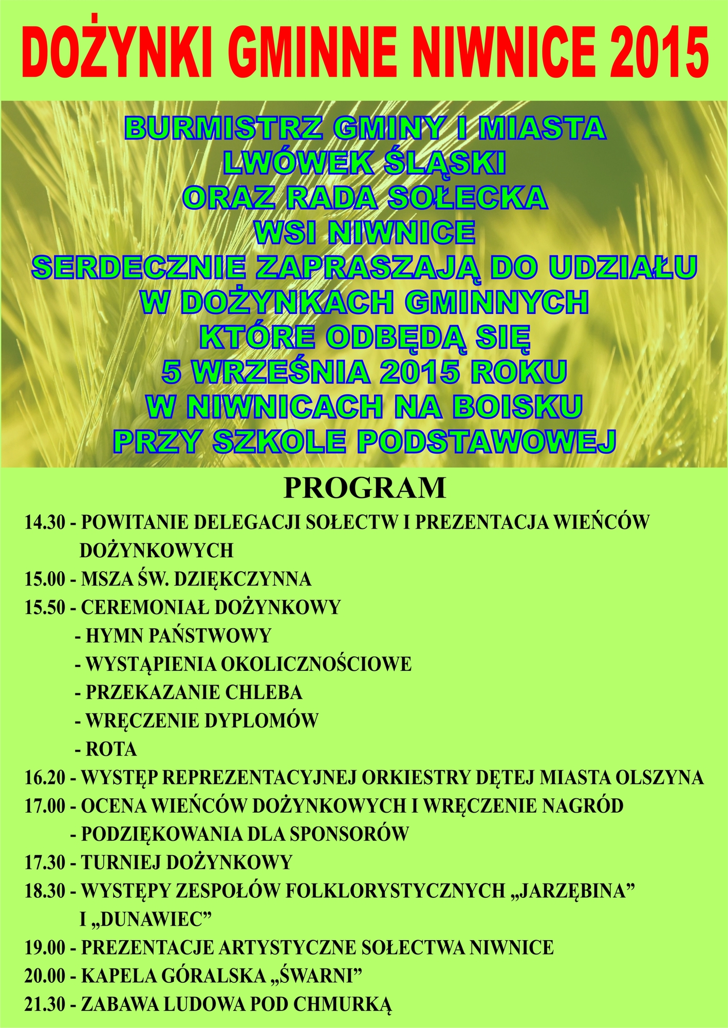Dożynki Gminne 2015