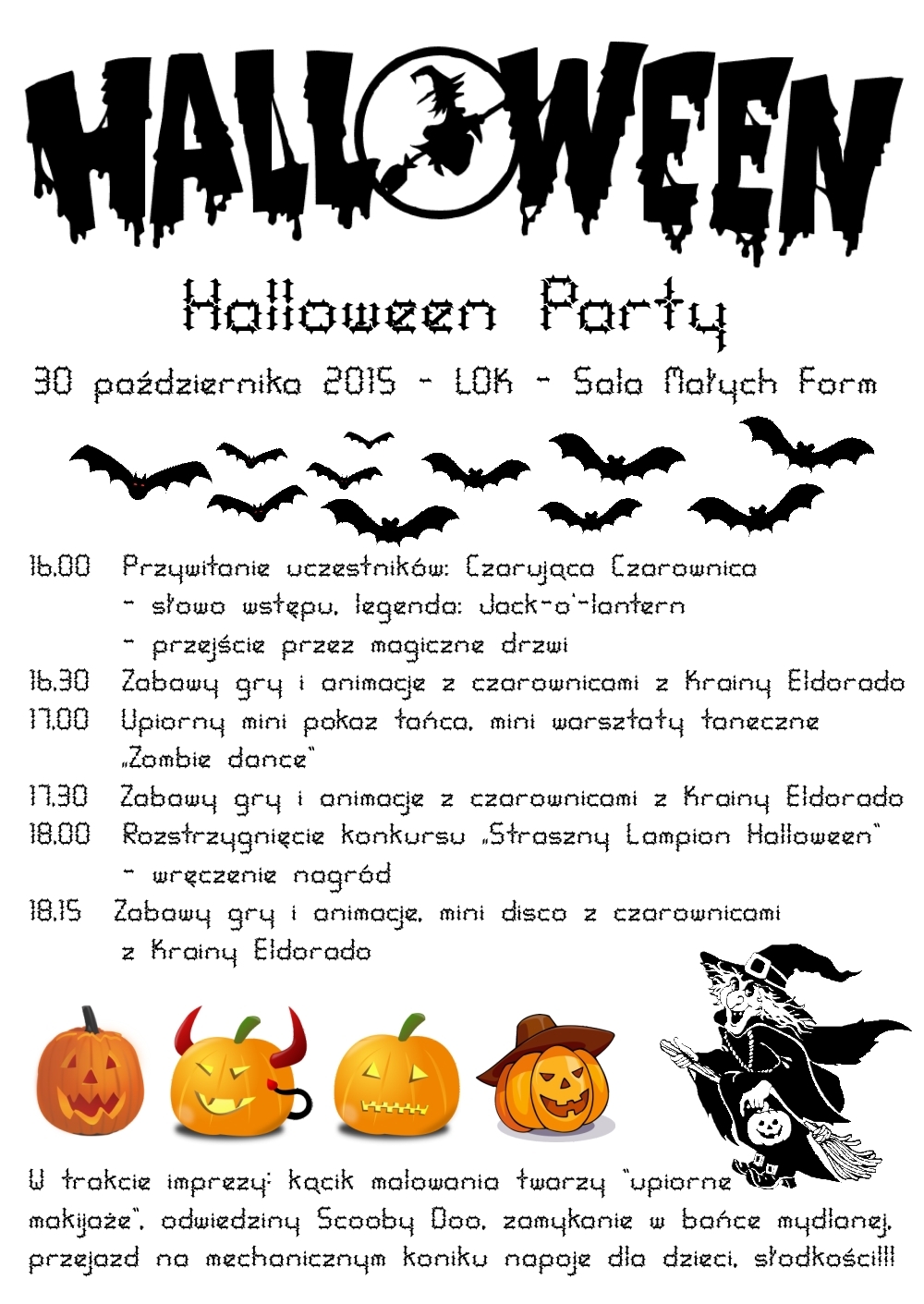 Halloween Party i konkurs plastyczny