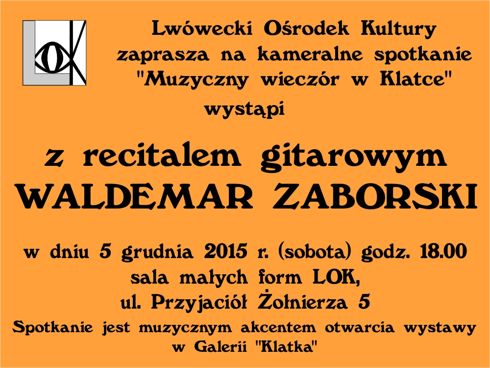 Recital Waldemara Zaborskiego