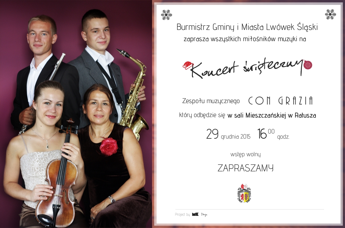 Koncert świąteczny zespołu Con Grazia