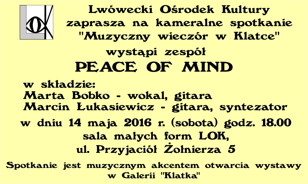 Koncert zespołu Peace of Mind
