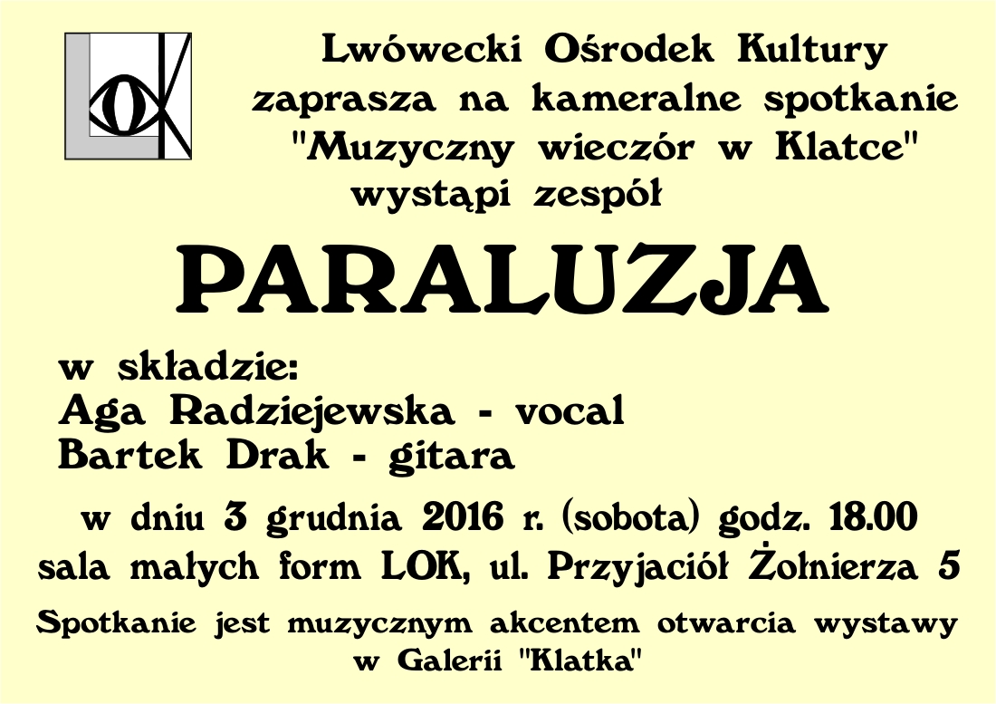Koncert zespołu Paraluzja