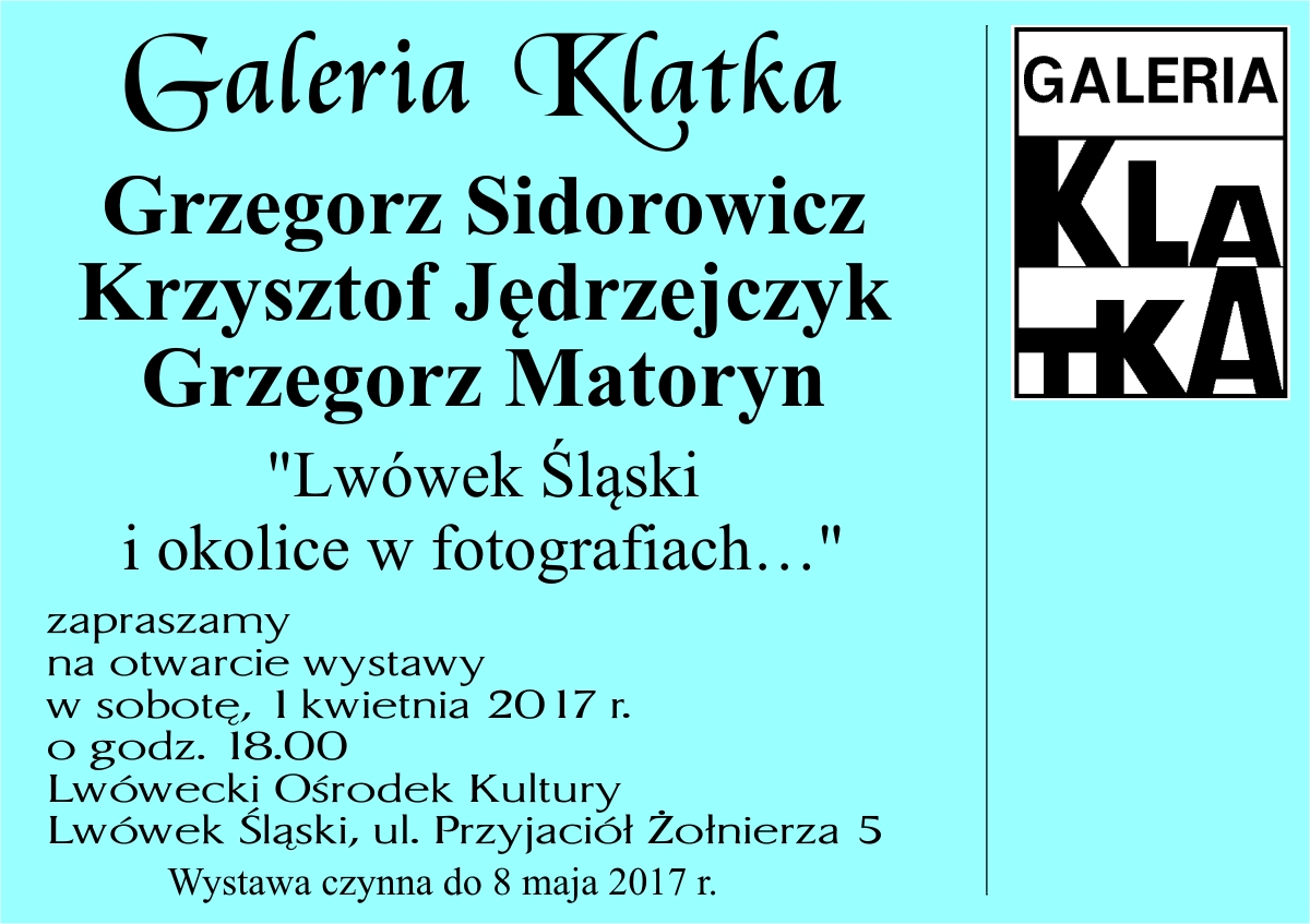 Otwarcie wystawy fotografii G. Sidorowicza, K. Jędrzejczyka, G. Matoryna