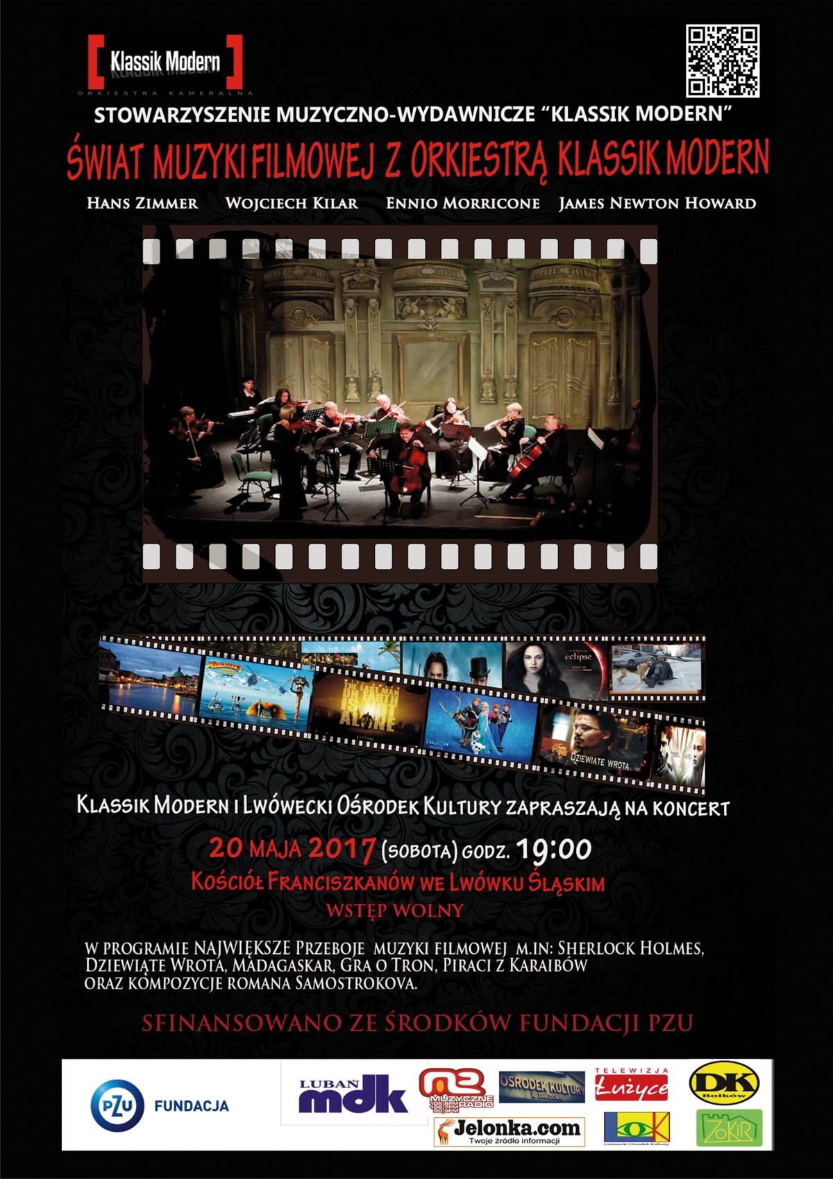 Koncert Świat muzyki filmowej z orkiestrą Klassik Modern