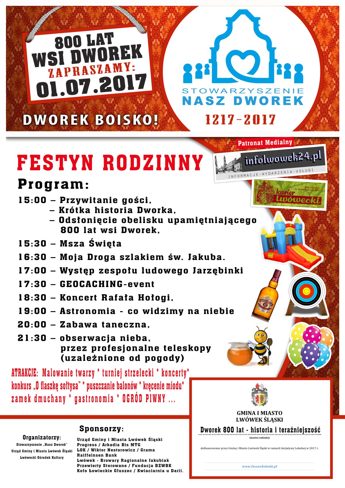Festyn rodzinny – 800 lat wsi Dworek