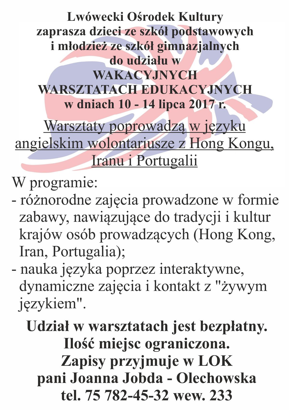 Wakacyjne warsztaty edukacyjne