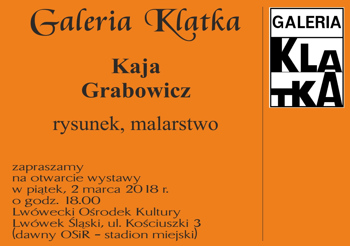 Otwarcie wystawy rysunku i malarstwa Kai Grabowicz