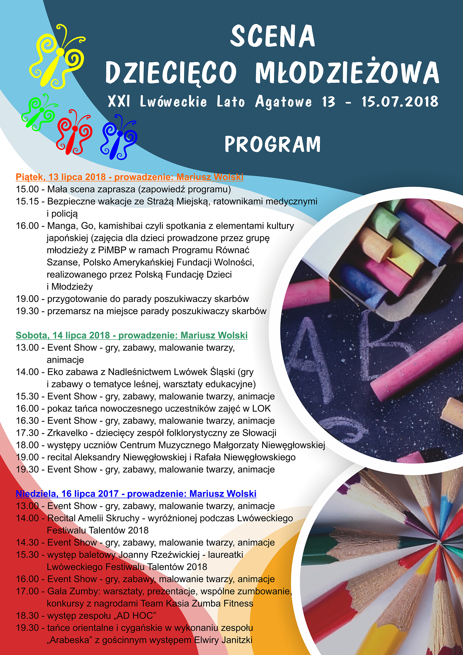 Scena dziecięco – młodzieżowa XXI LLA – program