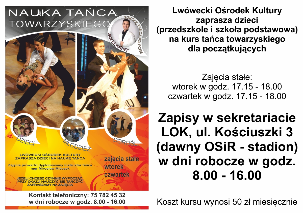 Kurs tańca towarzyskiego