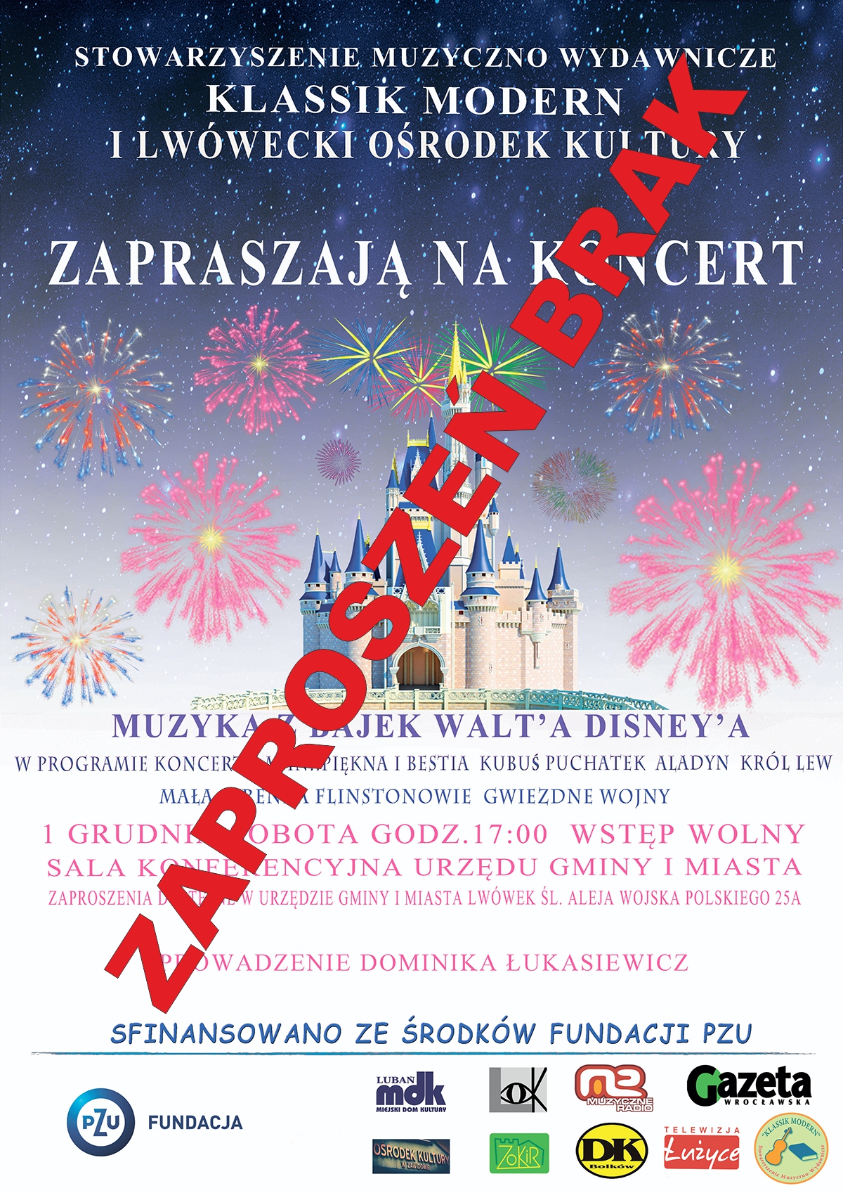 Koncert – Muzyka z bajek Walta Disneya