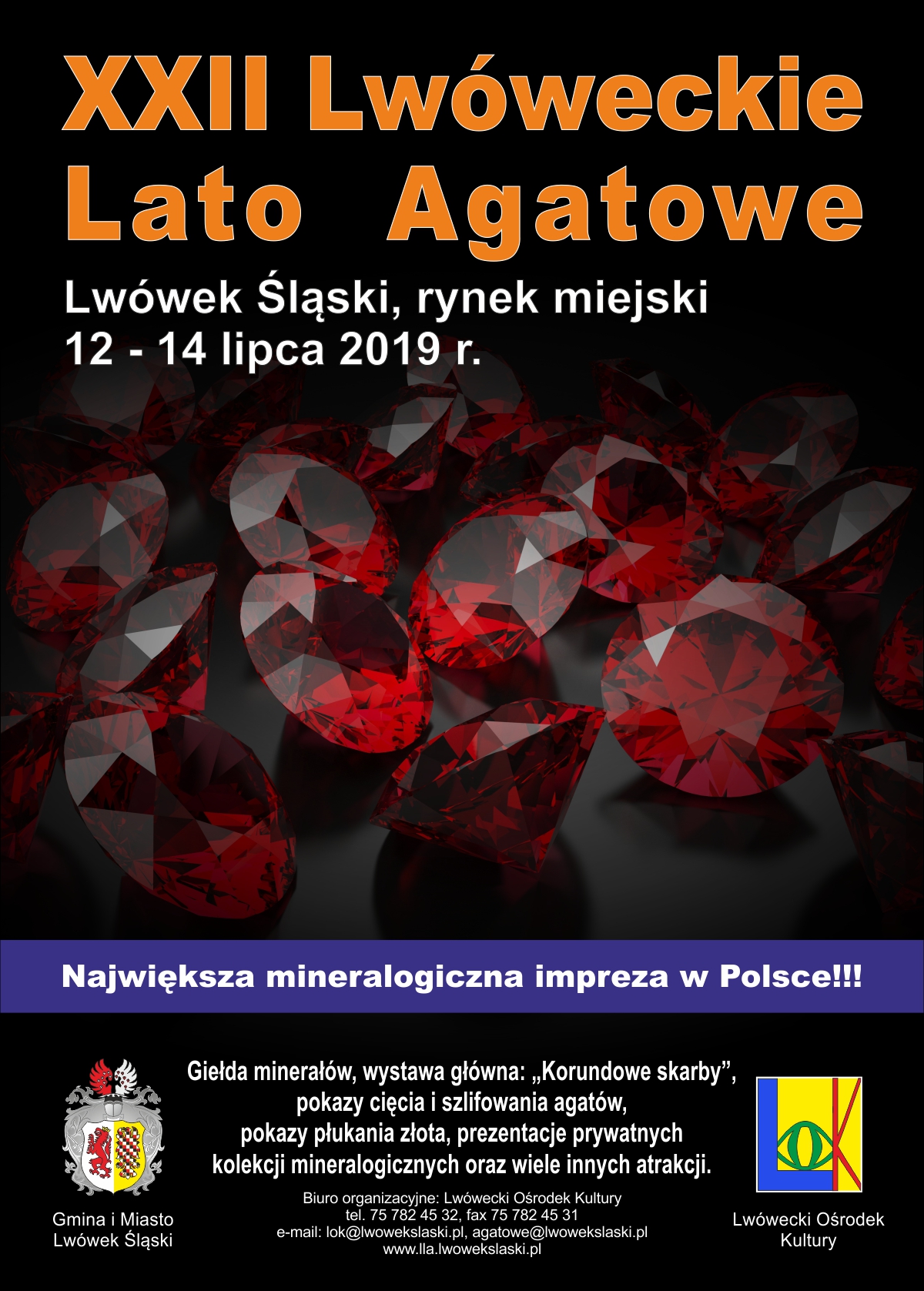 Promocja XXII LLA na giełdzie minerałów w Szczecinie
