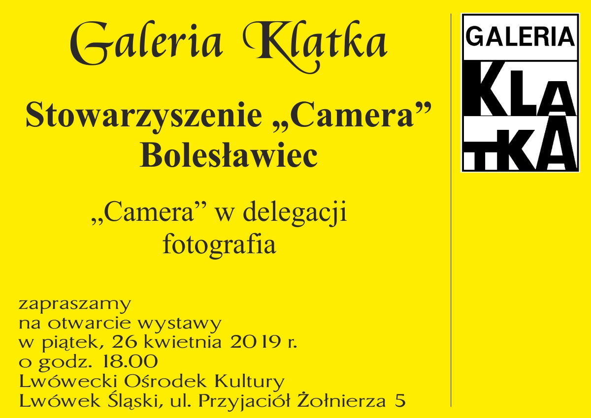 Otwarcie wystawy fotografii Stowarzyszenia Camera z Bolesławca
