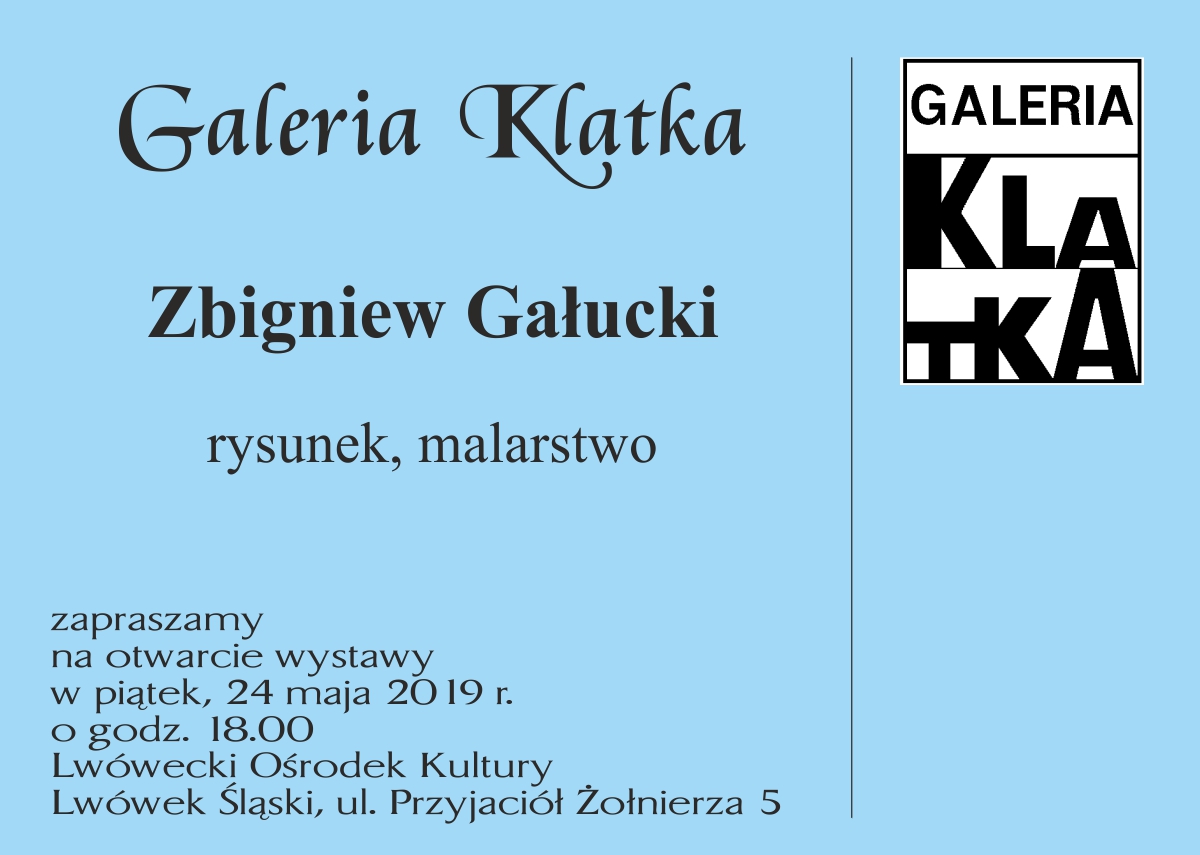 Otwarcie wystawy rysunku i malarstwa Zbigniewa Gałuckiego