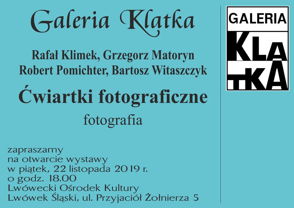 Otwarcie wystawy fotografii – Ćwiartki fotograficzne