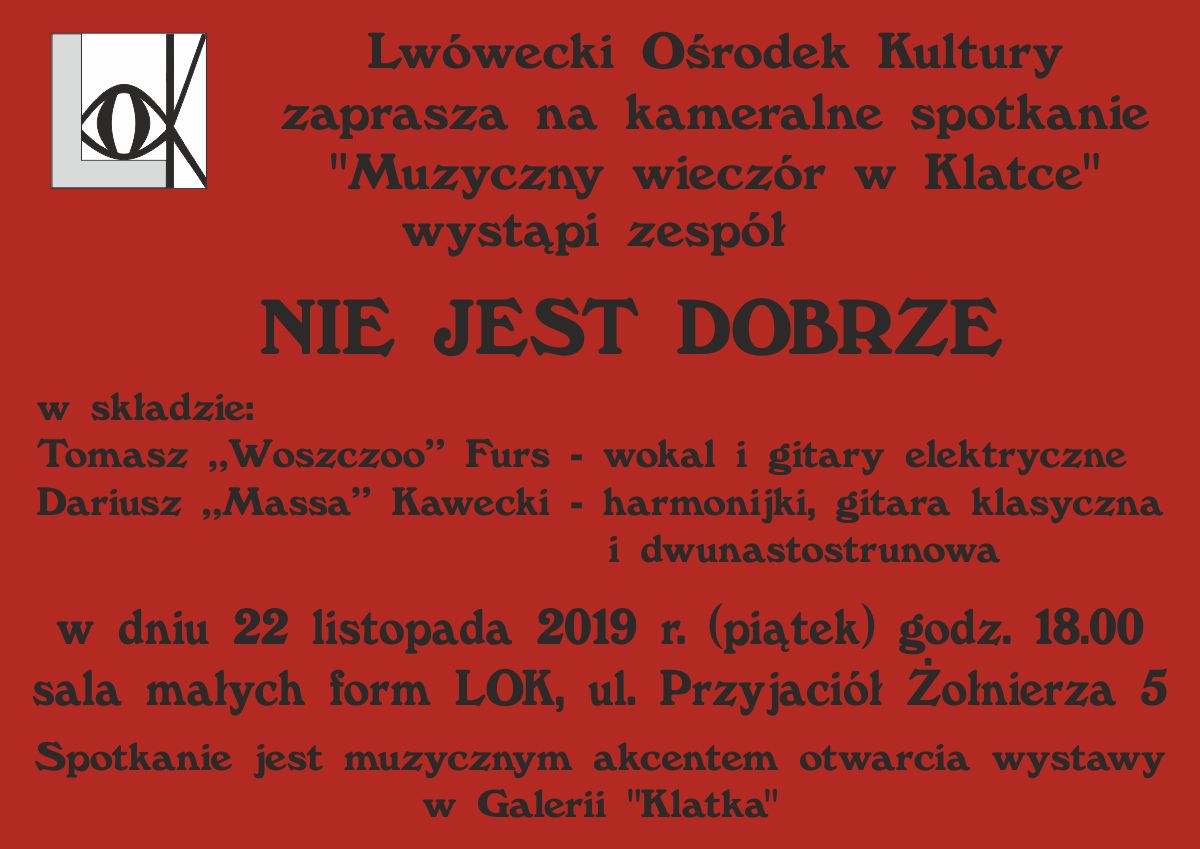 Koncert zespołu NIE JEST DOBRZE