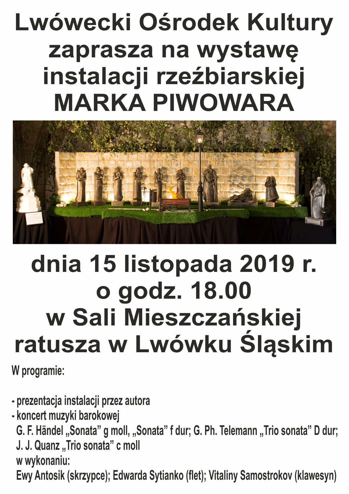 Wystawa instalacji Marka Piwowara