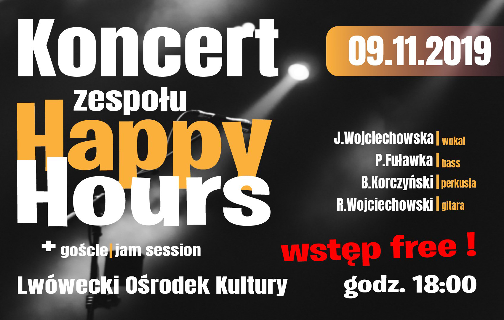 Koncert zespołu HAPPY HOURS