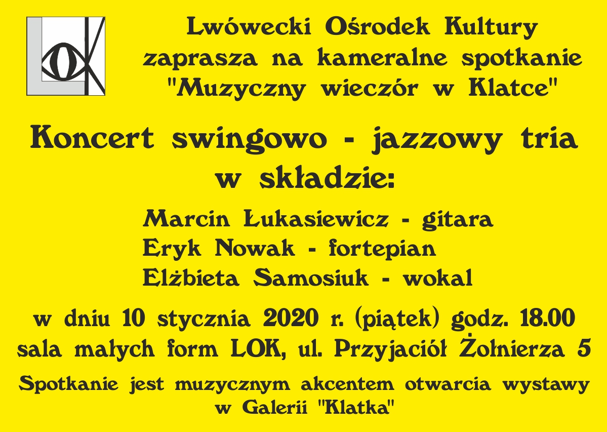 Koncert swingowo – jazzowy