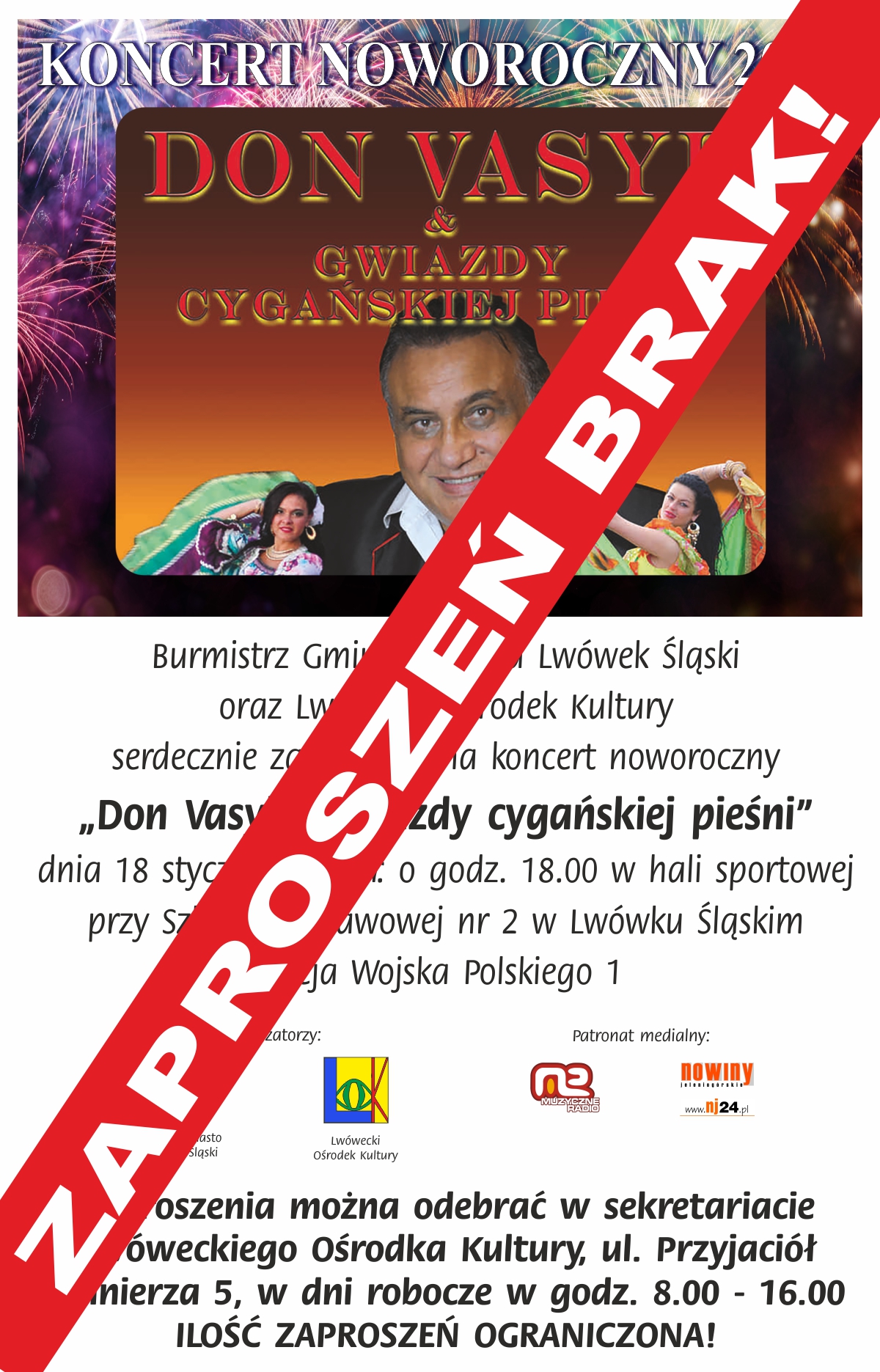 Koncert noworoczny 2020 – ZAPROSZEŃ BRAK!!!