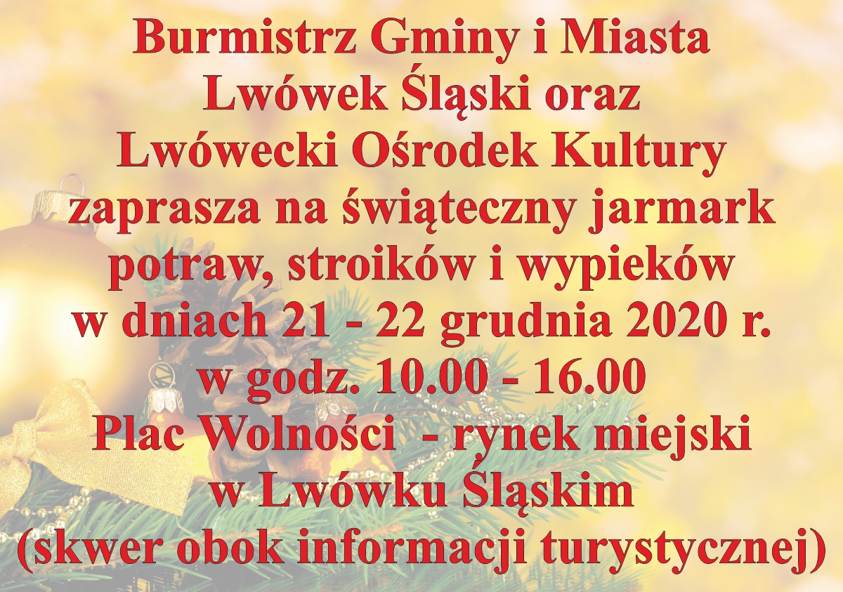 Jarmark świąteczny 2020