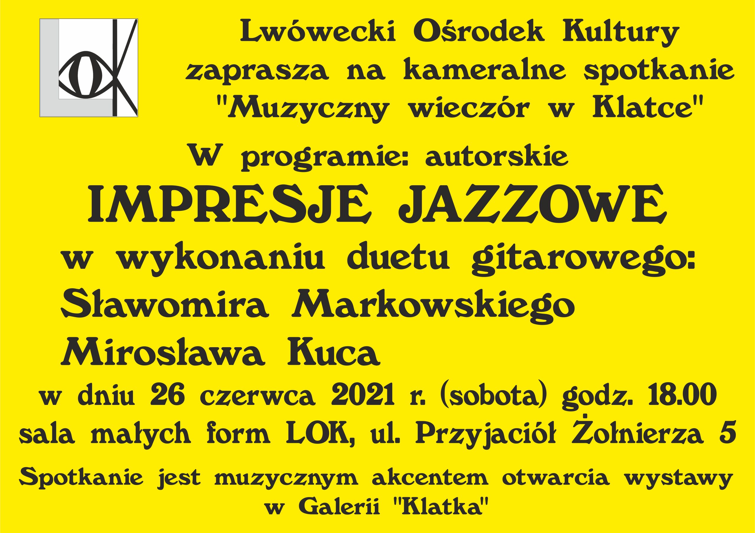 Koncert duetu gitarowego – Mirosław Kuc, Sławomir Markowski