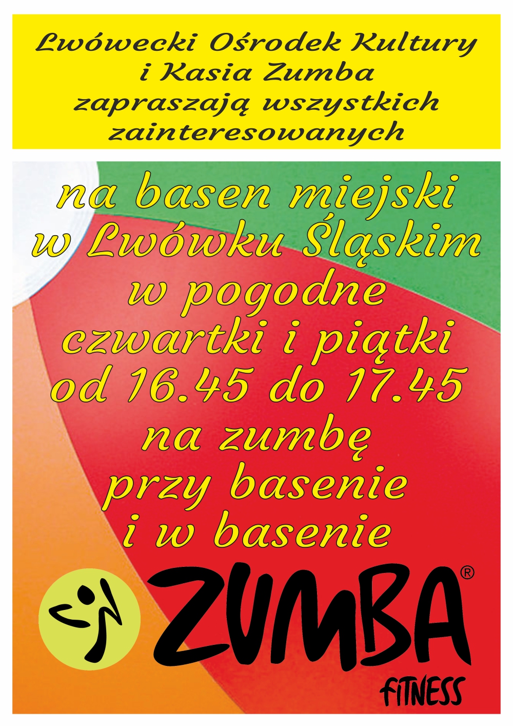 LOK i Kasia Zumba zapraszają – Zumba na basenie!