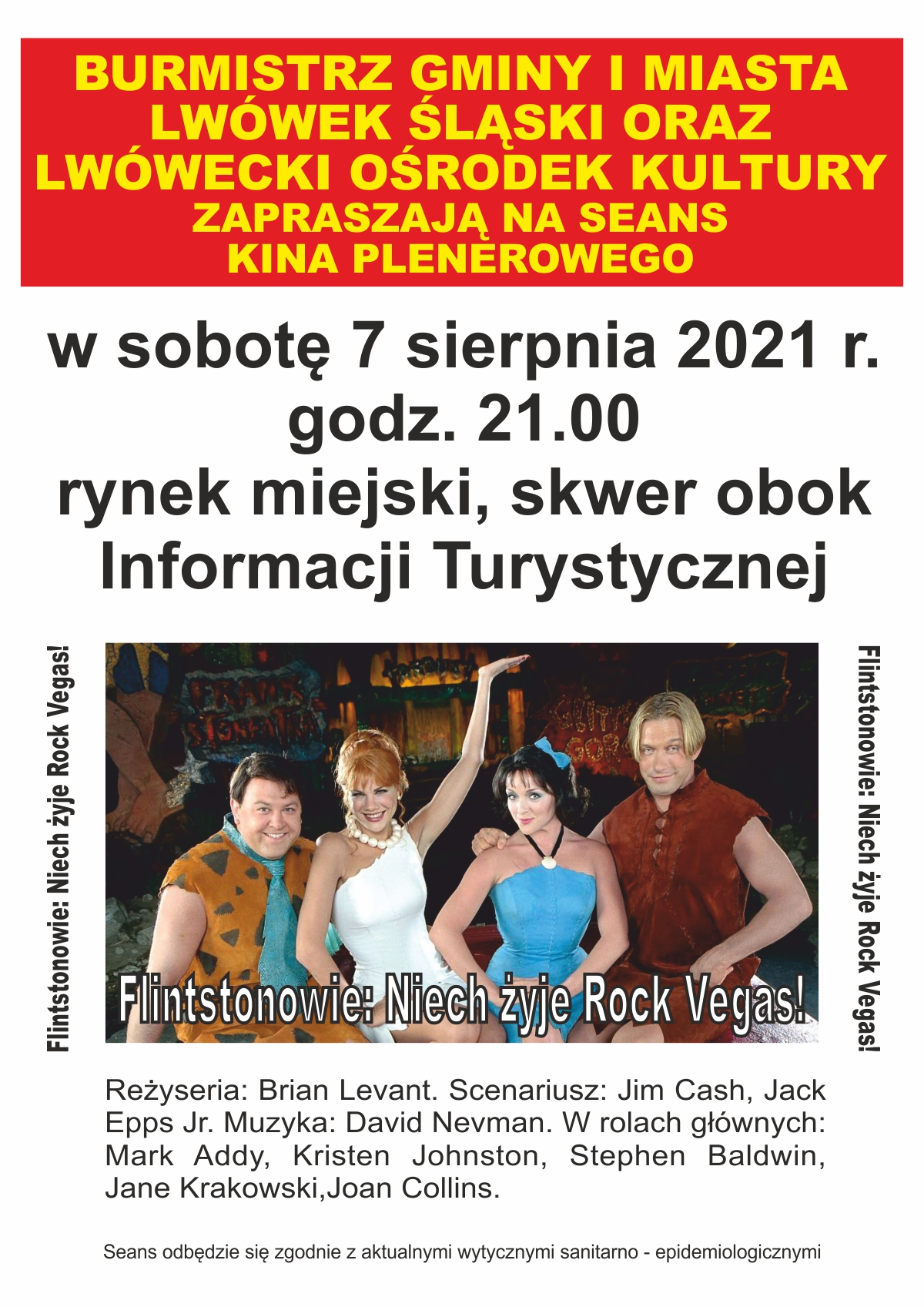 Kino plenerowe – Flintstonowie. Niech żyje Rock Vegas!!!