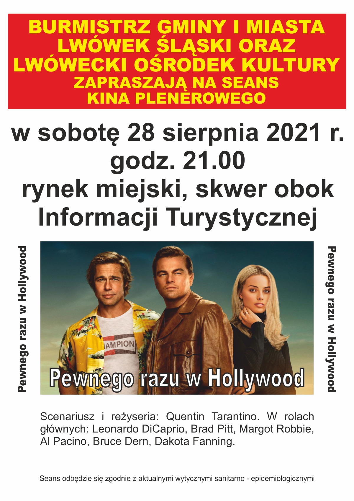 Kino plenerowe – Pewnego razu w Hollywood