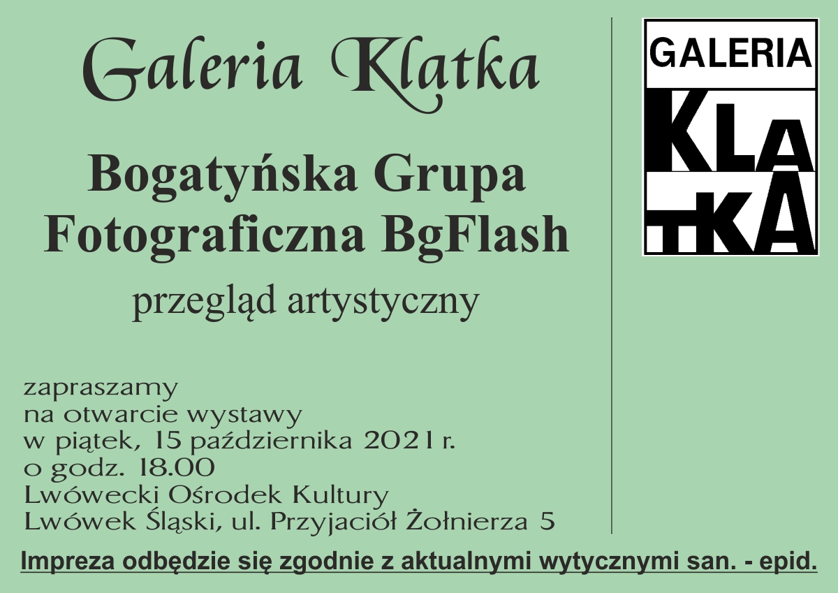 Otwarcie wystawy fotografii Bogatyńskiej Grupy Fotograficznej BgFlash