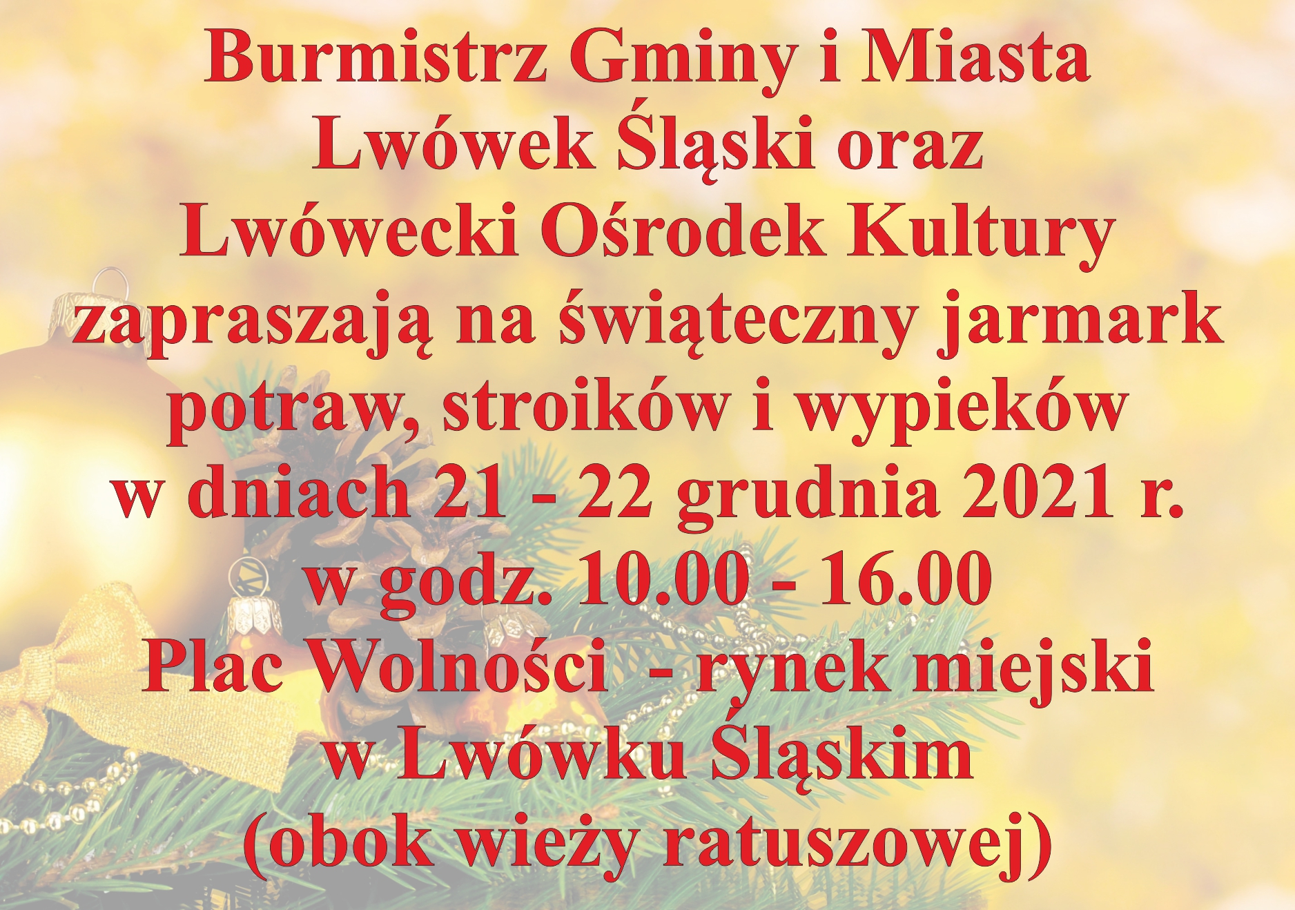 Kiermasz świąteczny 2021