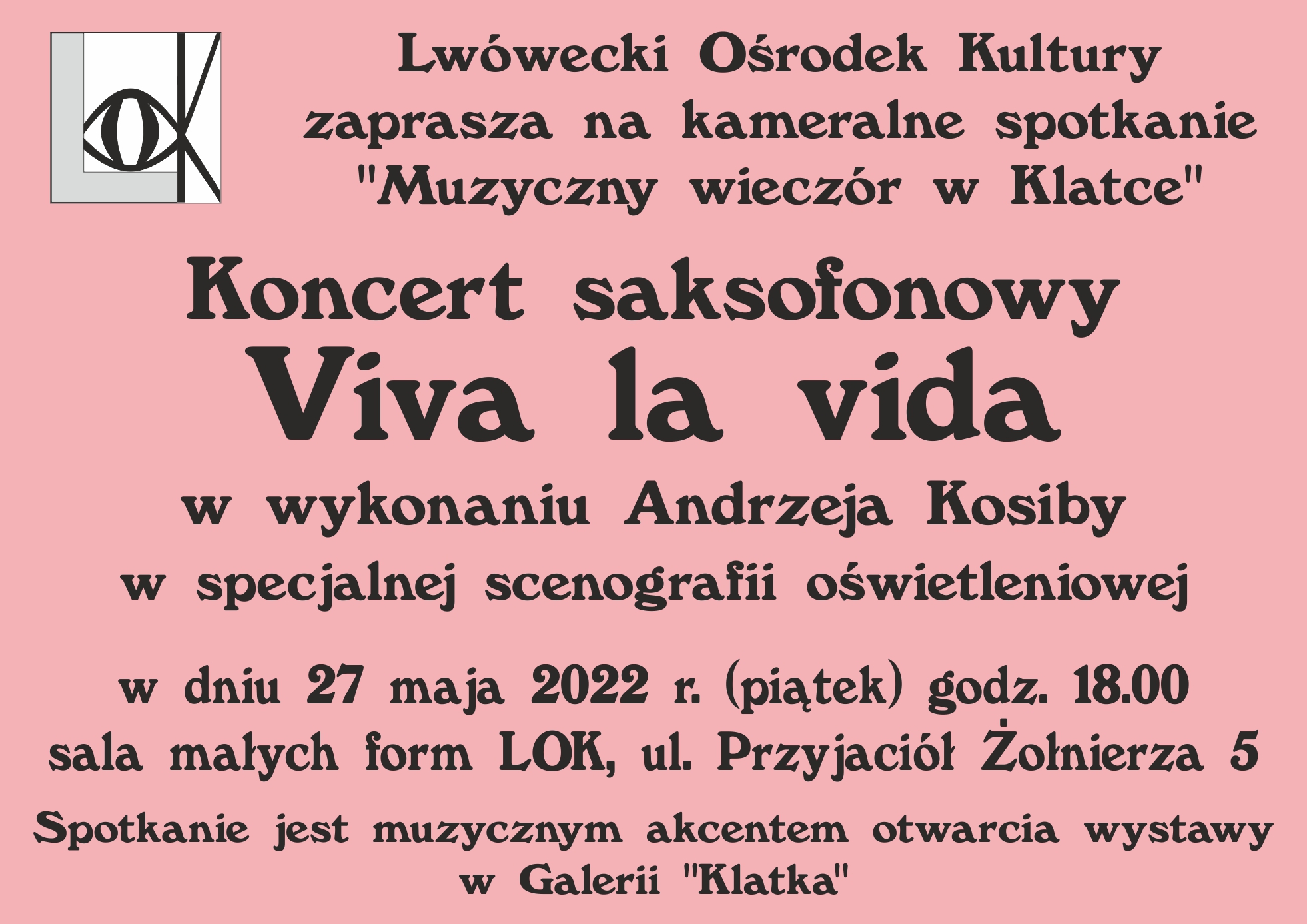 Koncert saksofonowy w wykonaniu Andrzeja Kosiby