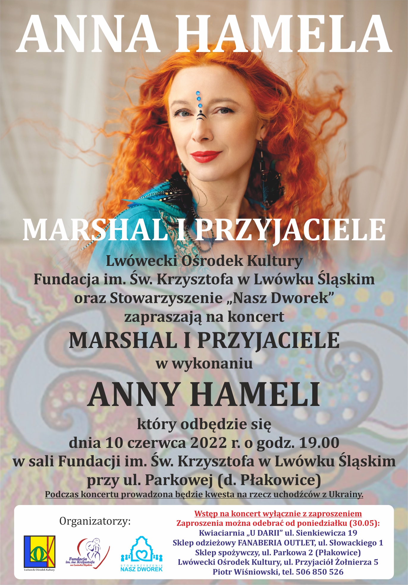 Koncert: Anna Hamela – Marshal i przyjaciele
