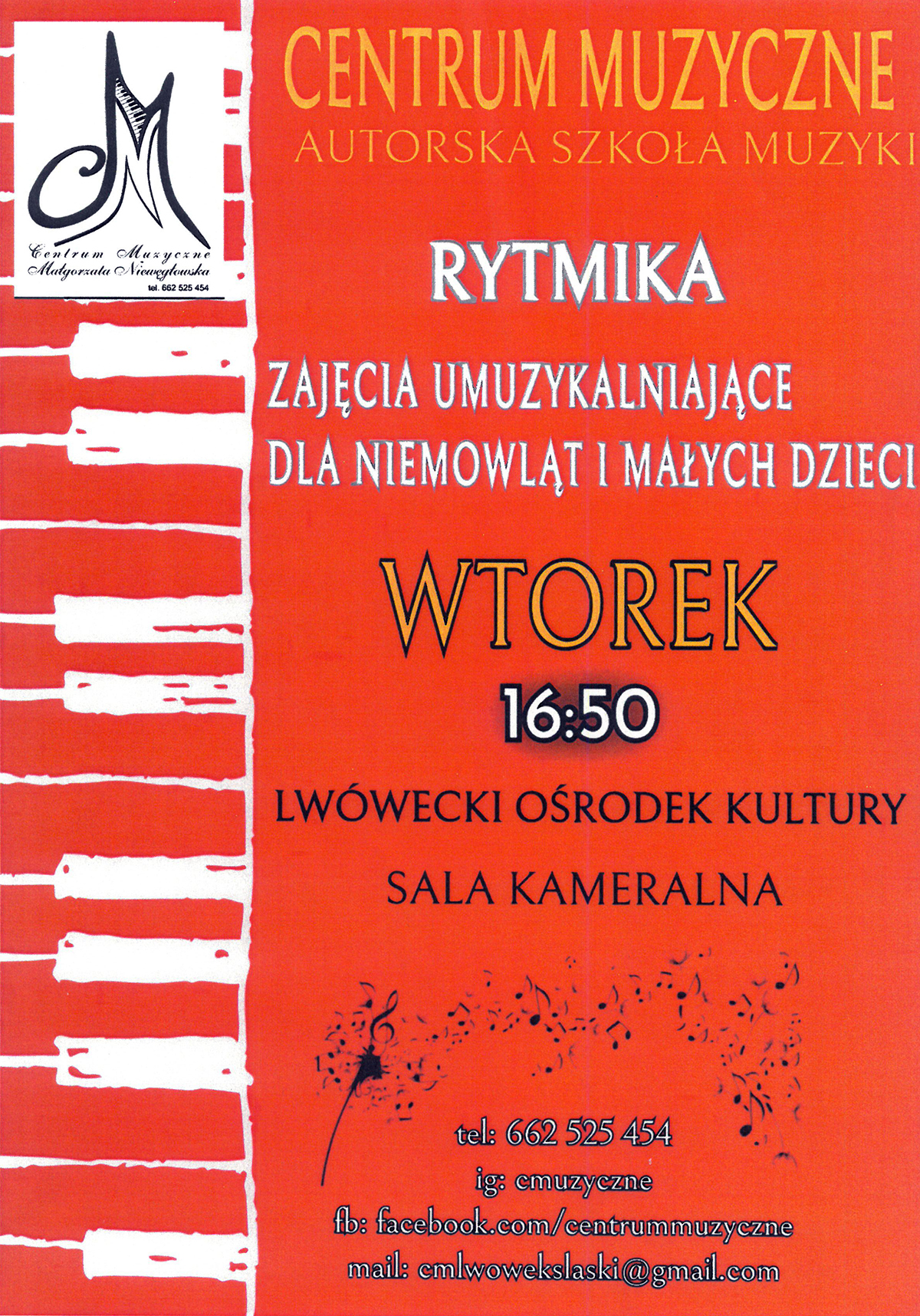 Centrum Muzyczne Autorska Szkoła Muzyki – rytmika
