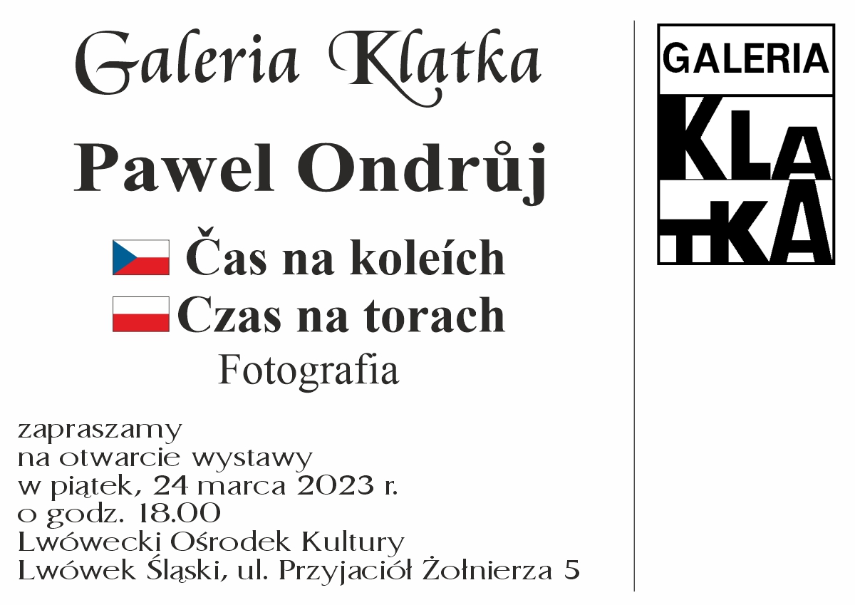 Otwarcie wystawy fotografii Pavela Ondruja – Czas na torach