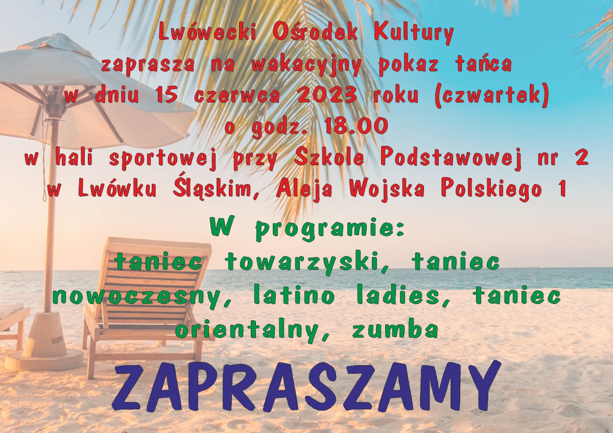 Wakacyjny pokaz tańca