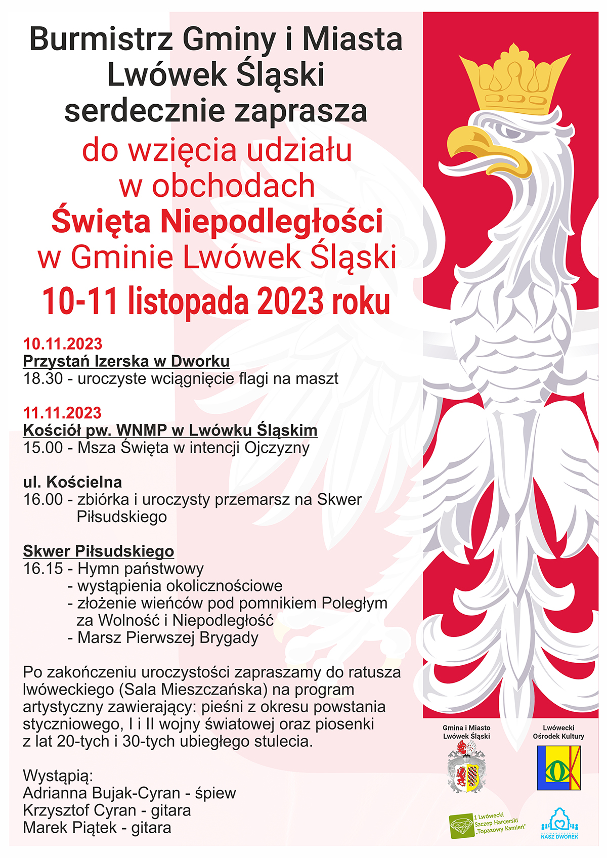 Obchody Święta Niepodległości w Lwówku Śląskim