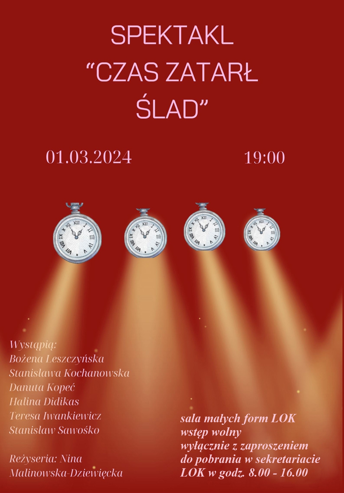 Spektakl – Czas zatarł ślad
