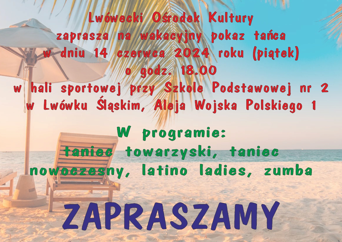 Wakacyjny pokaz tańca