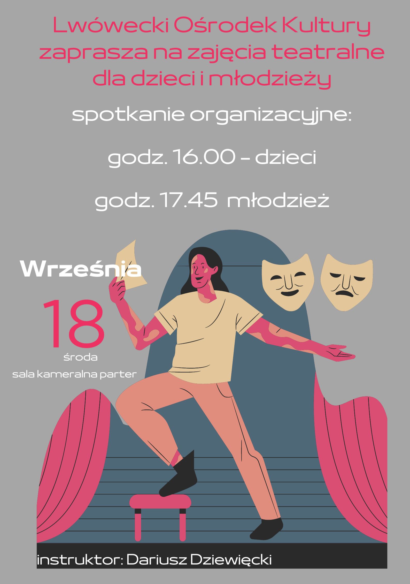 Zajęcia teatralne dla dzieci i młodzieży