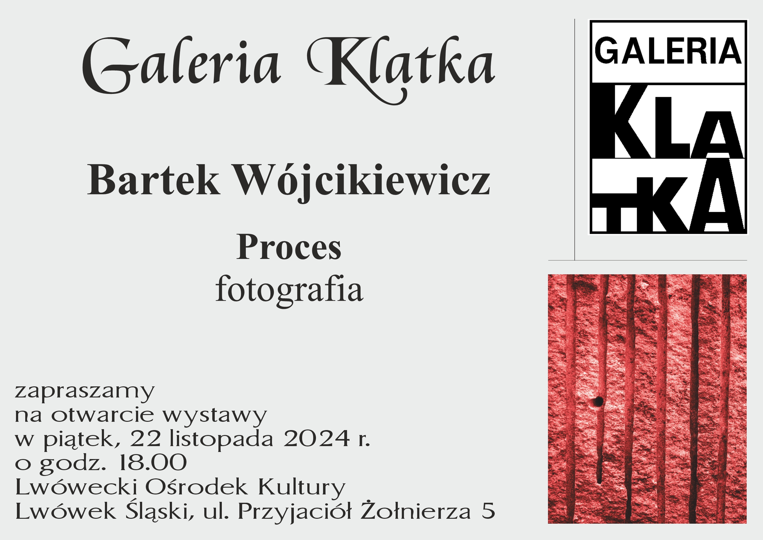 Proces – otwarcie wystawy fotografii Bartka Wójcikiewicza