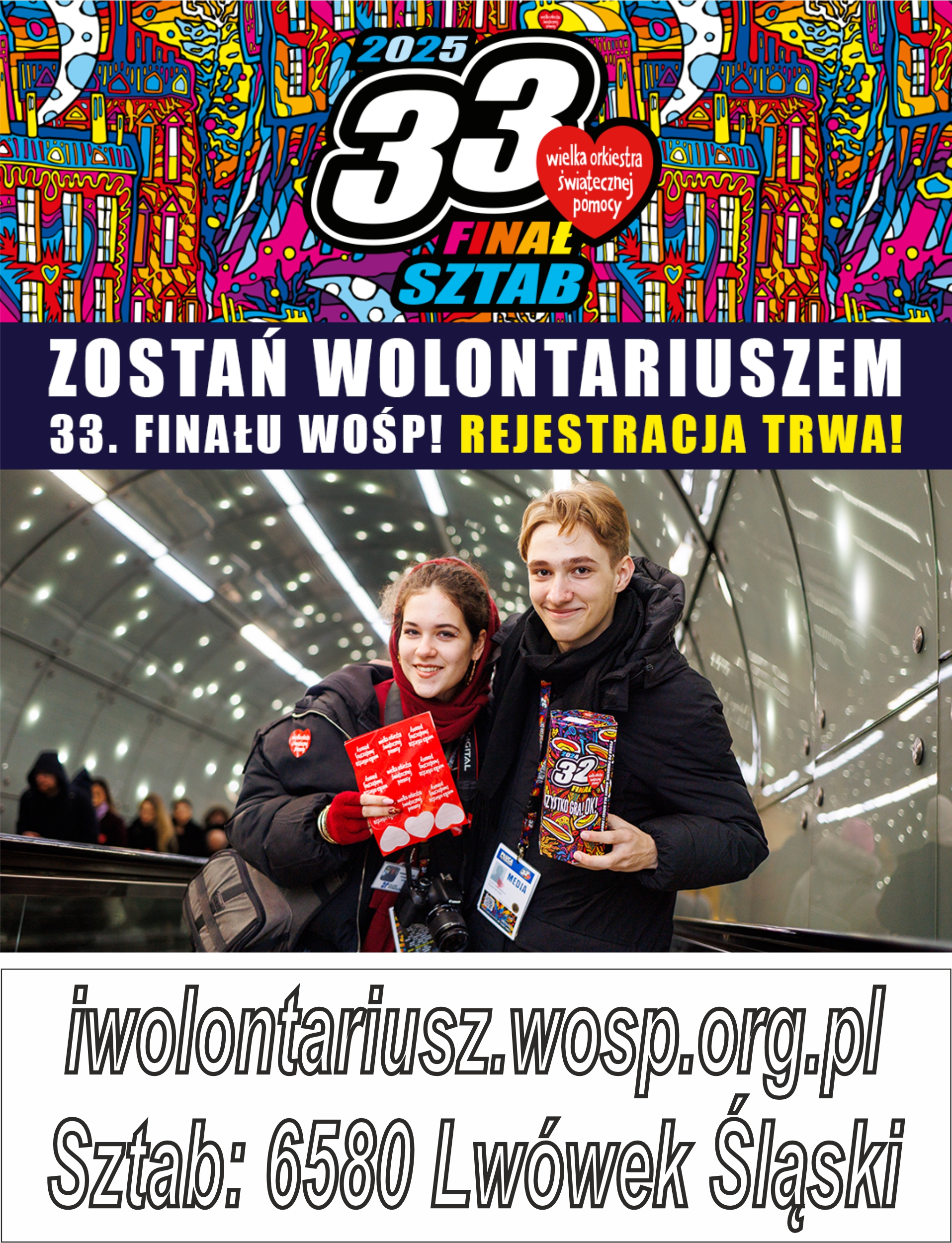 Zostań wolontariuszem WOŚP