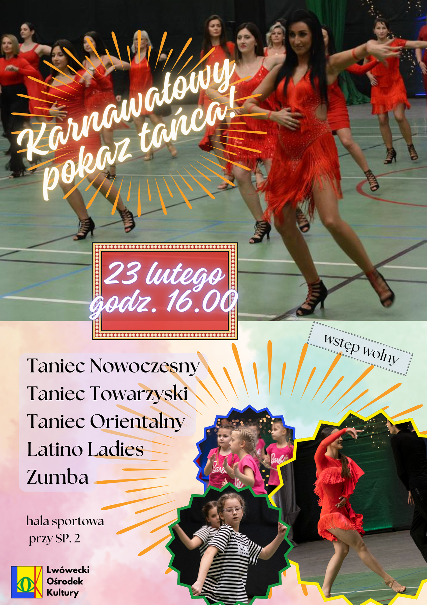 Karnawałowy pokaz tańca