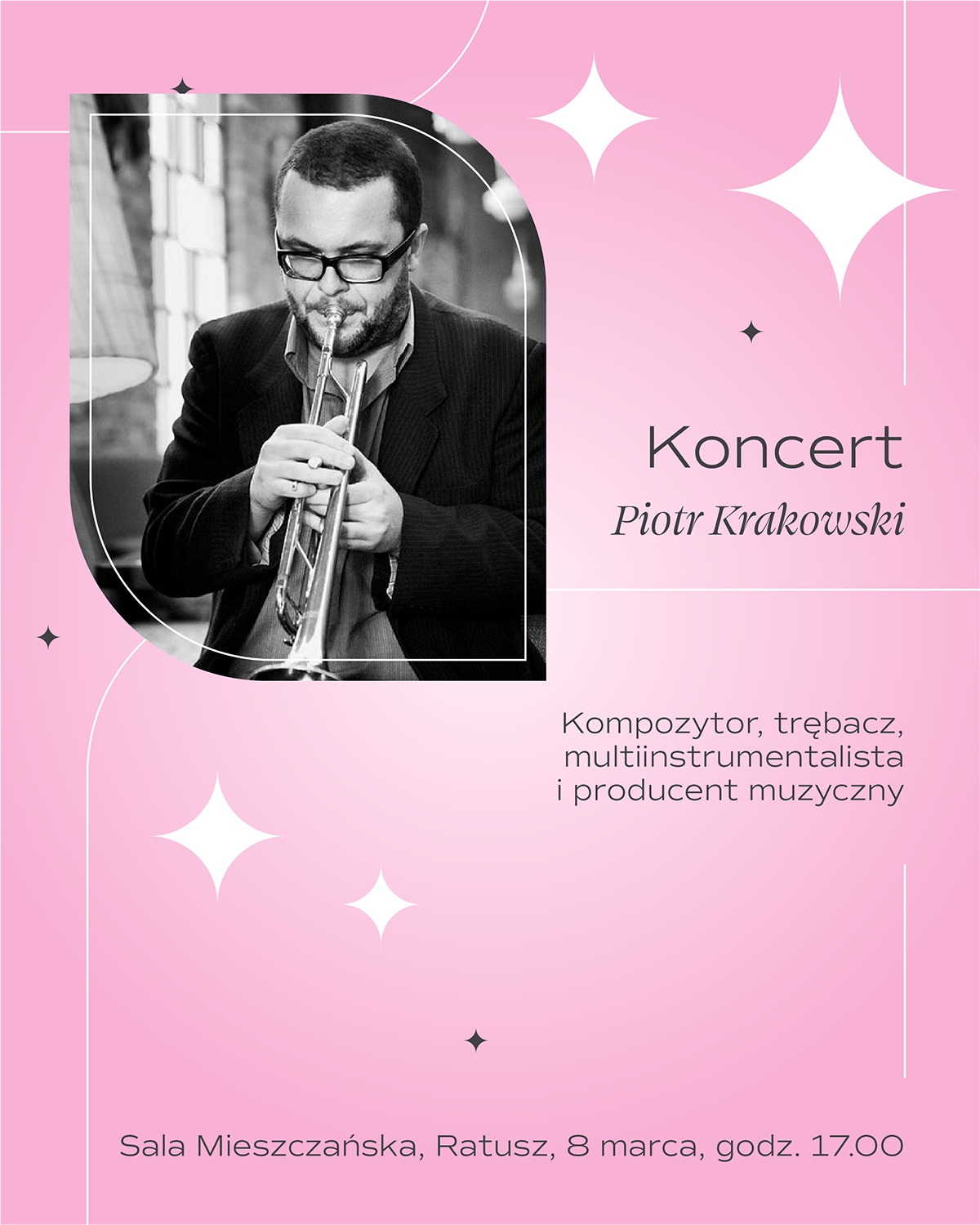 Dzień kobiet – Koncert Piotra Krakowskiego