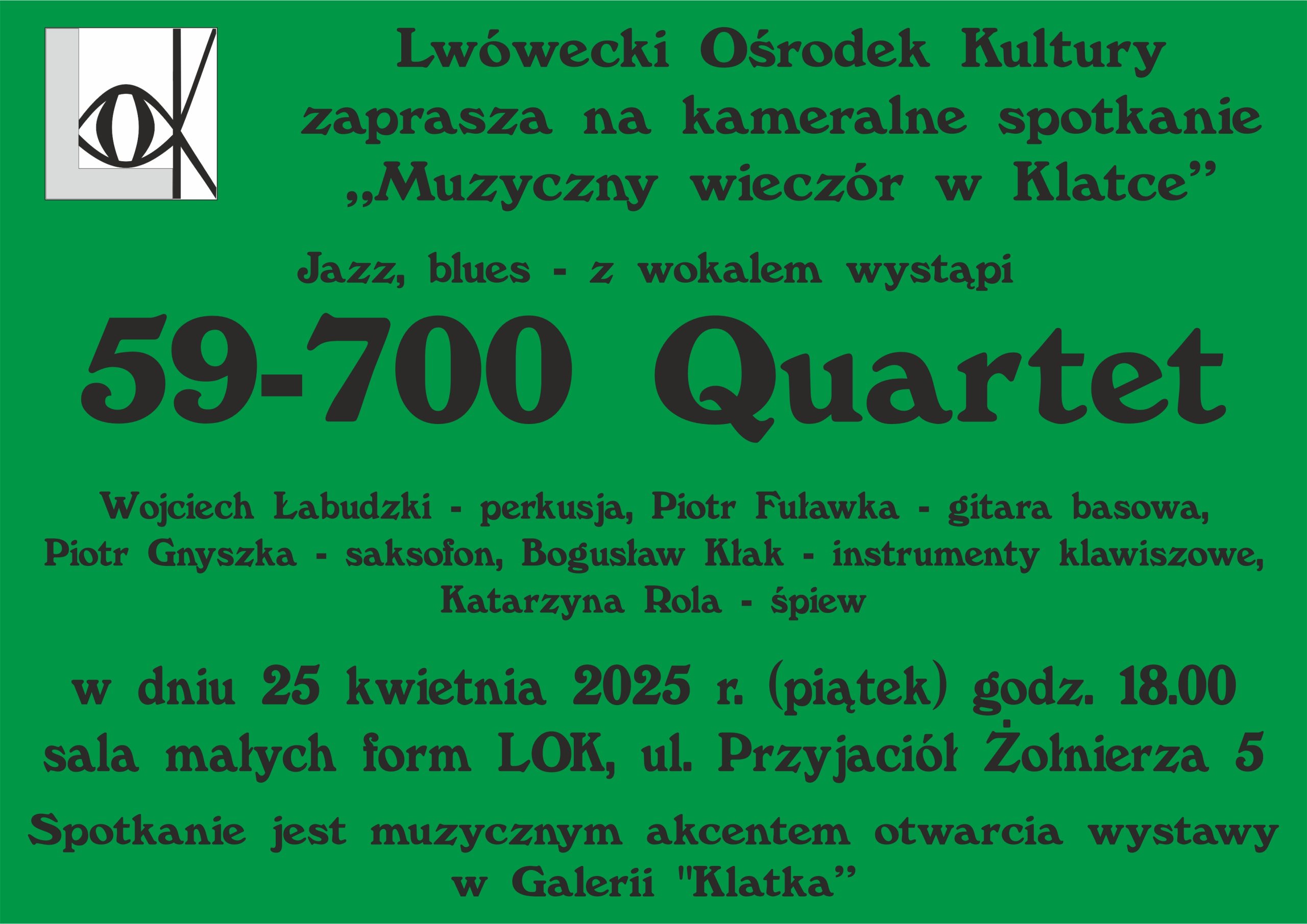Koncert zespołu 59-700 Quartet
