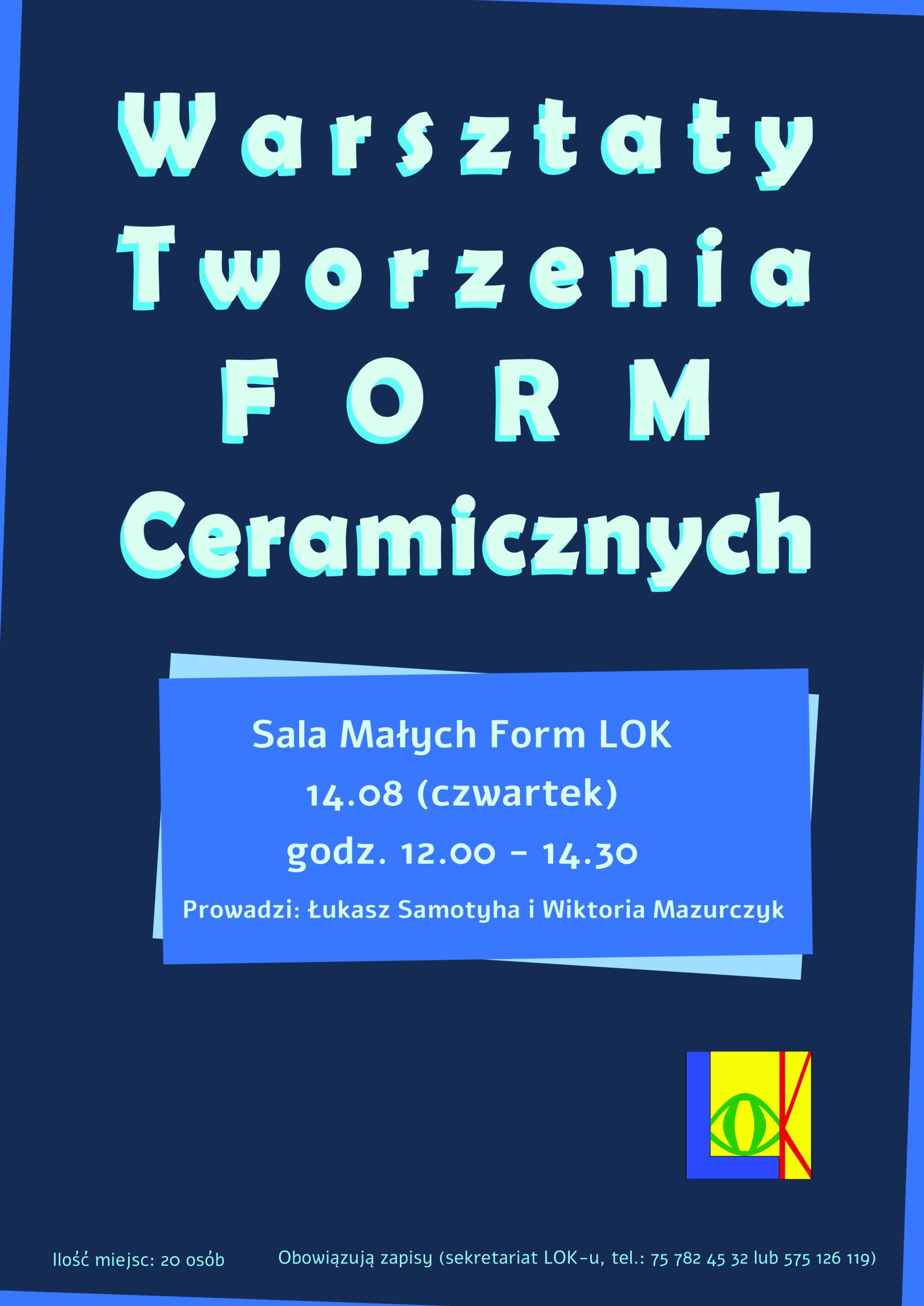 Warsztaty tworzenia form ceramicznych