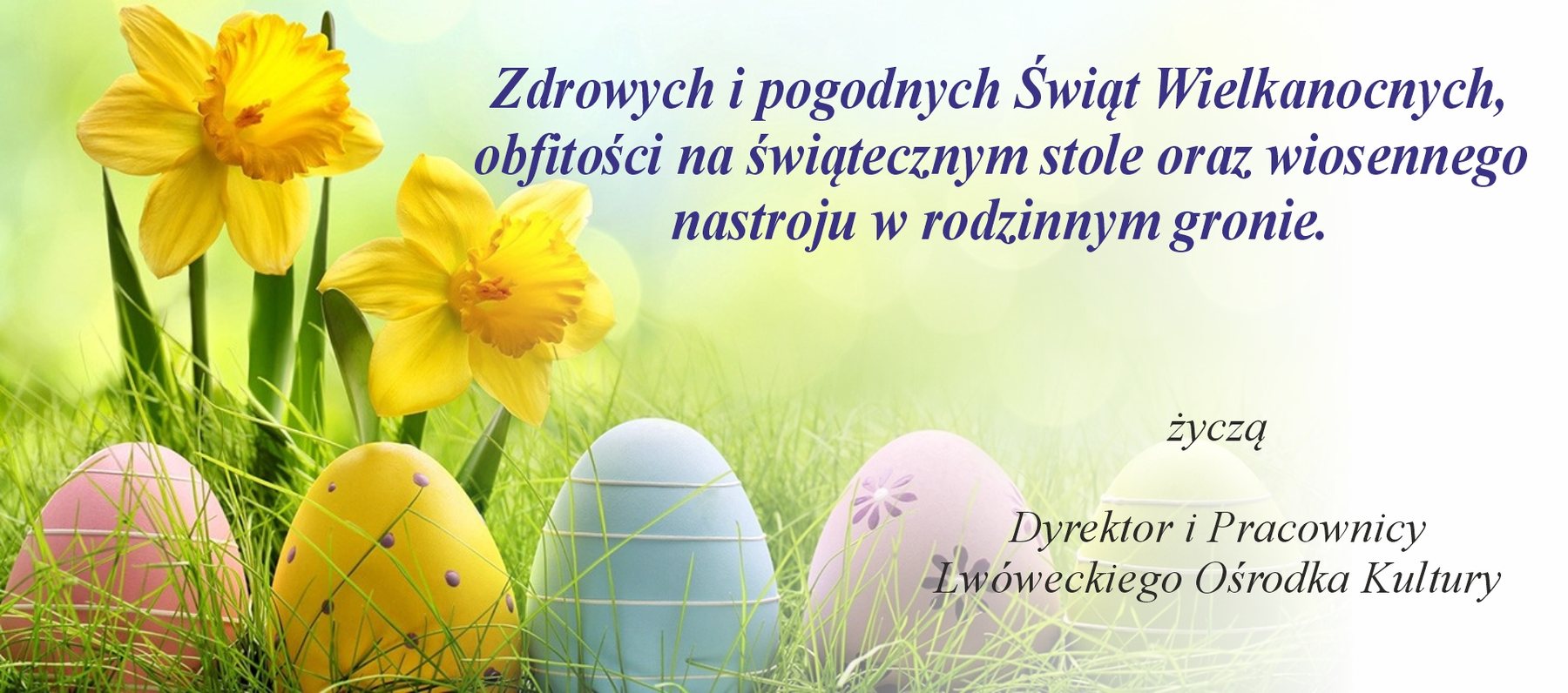 Wesołych Świąt Wielkanocnych
